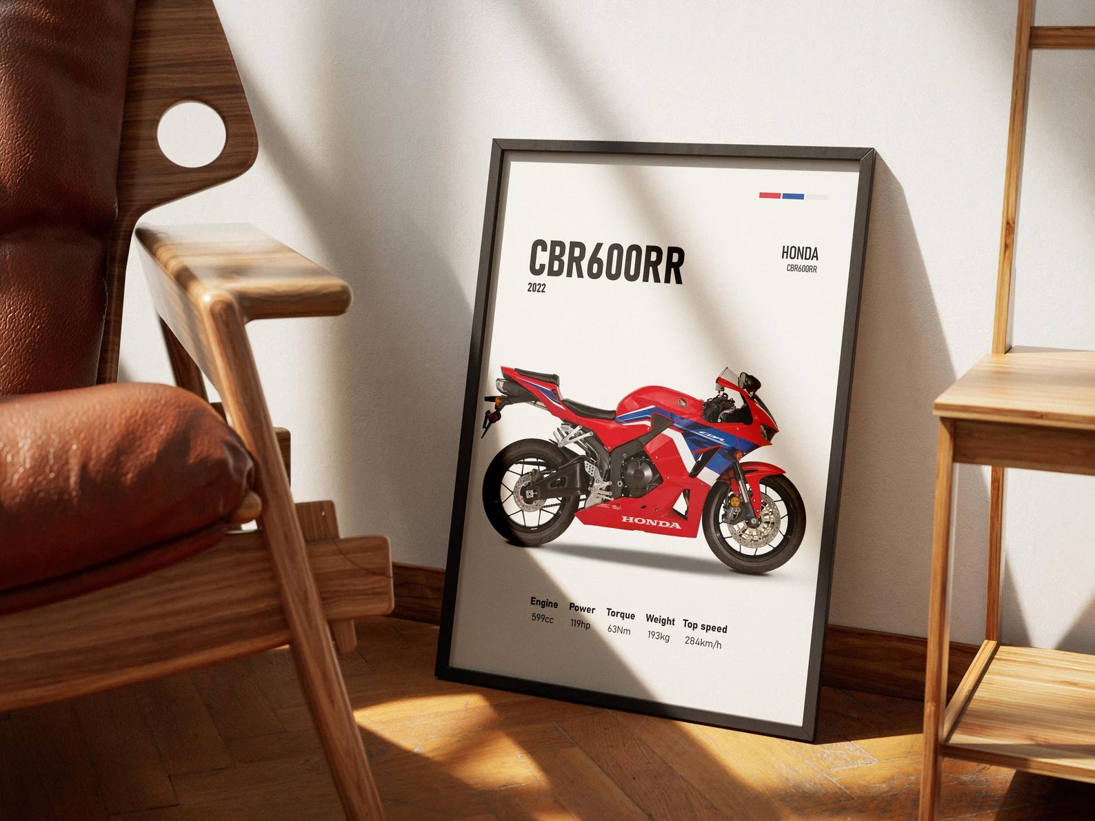 Honda CBR 600RR Drawing 2022 Poster - Motor Posterleri No.9