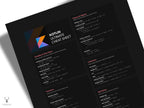 Kotlin Ultimate Cheat Sheet Posteri - Android Geliştiricileri İçin Hızlı Rehber