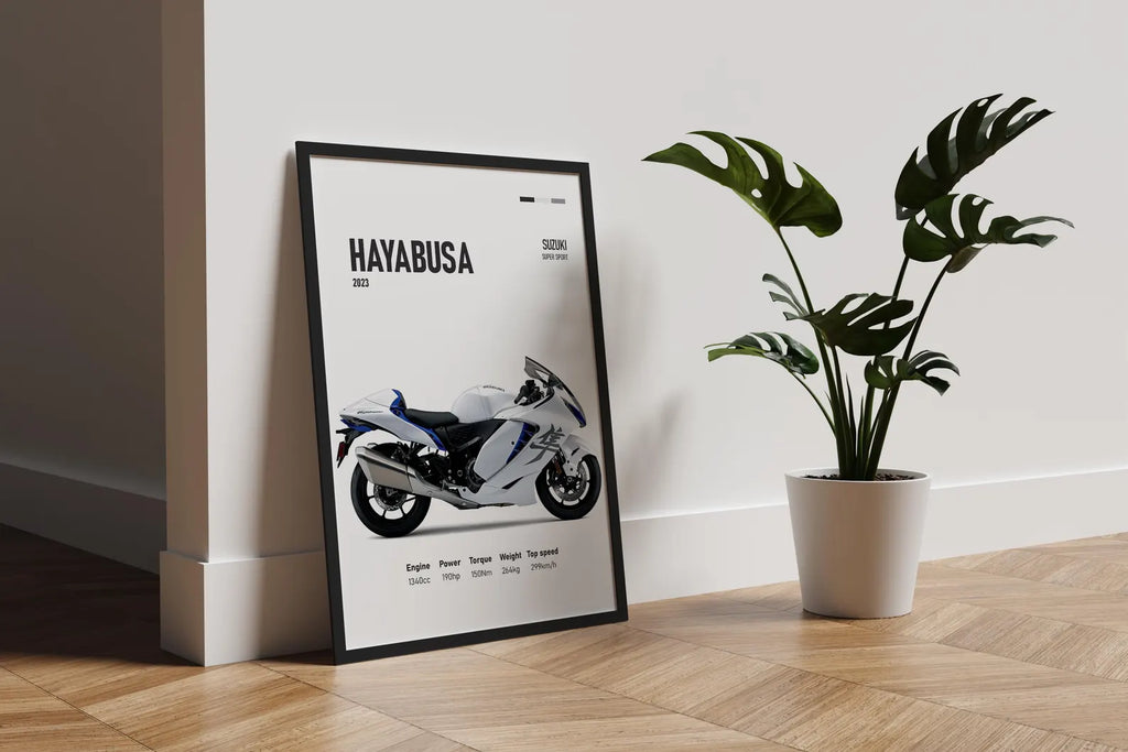 Suzuki GSX1300R 2023 Hayabusa Poster - Motor Posterleri No.31