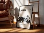 Suzuki GSX1300R 2023 Hayabusa Poster - Motor Posterleri No.31