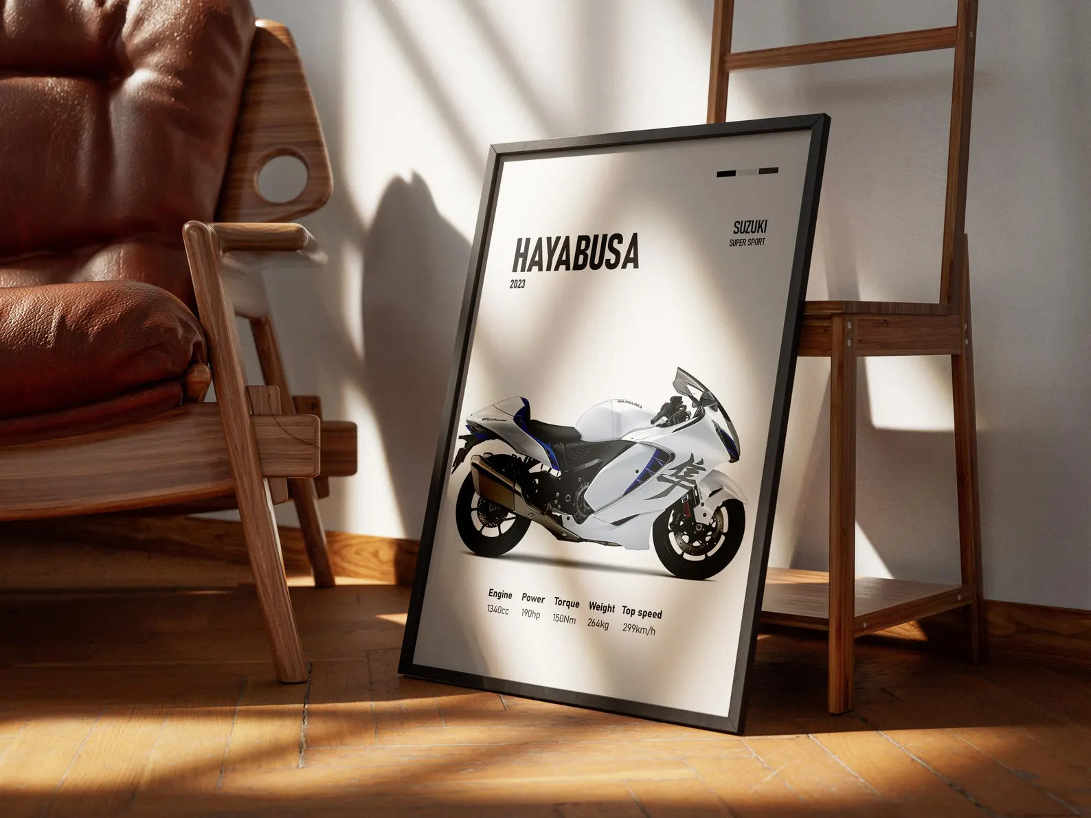 Suzuki GSX1300R 2023 Hayabusa Poster - Motor Posterleri No.31