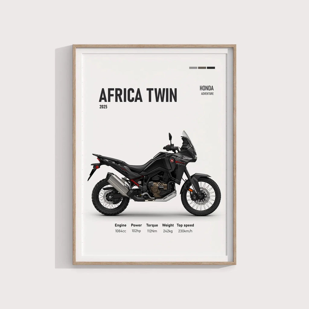 Honda Africa Twin 2025 Poster - Motor Posterleri No.17