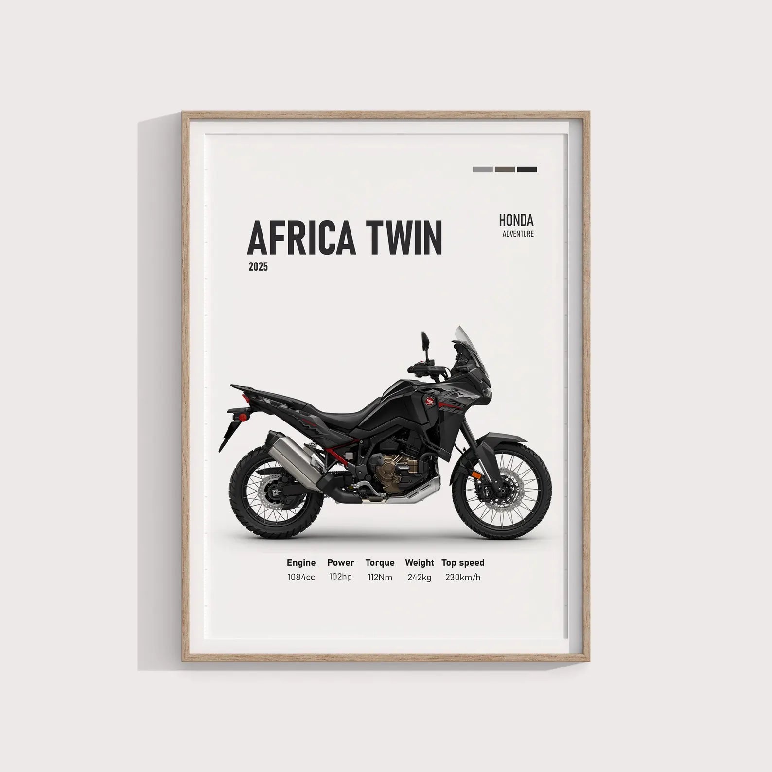 Honda Africa Twin 2025 Poster - Motor Posterleri No.17