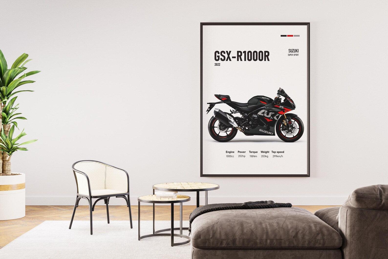 Suzuki GSX-R1000R 2022 Poster - Motor Posterleri No.34