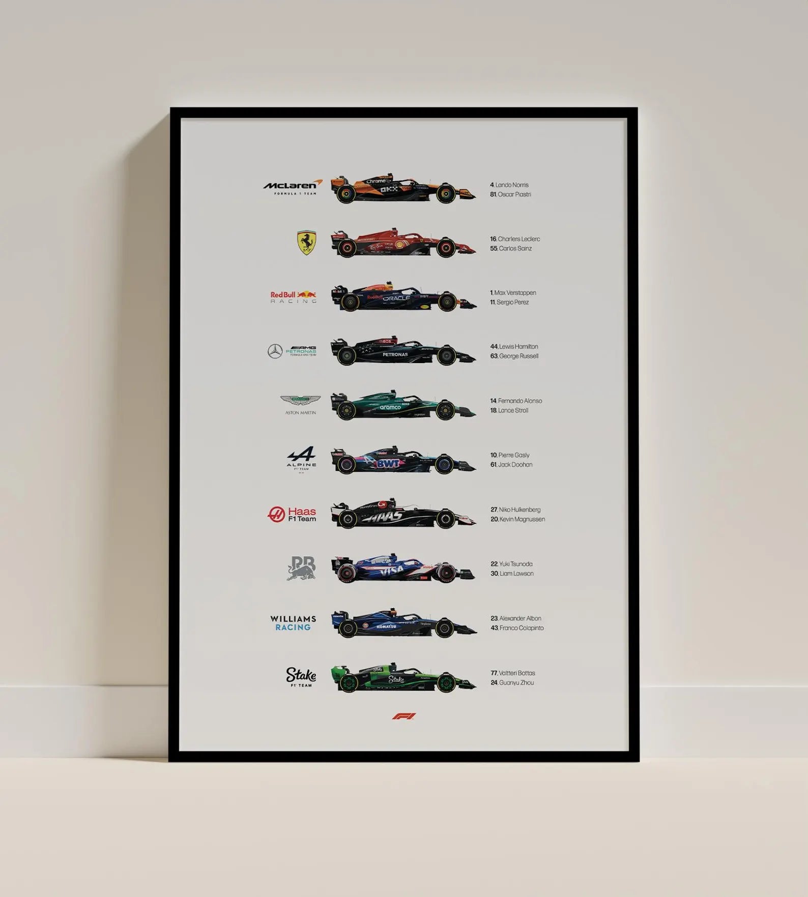 Formula 1 Posteri - Araba Posterleri No.11