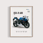 Suzuki GSX-R 600 2015 Poster - Motor Posterleri No.36