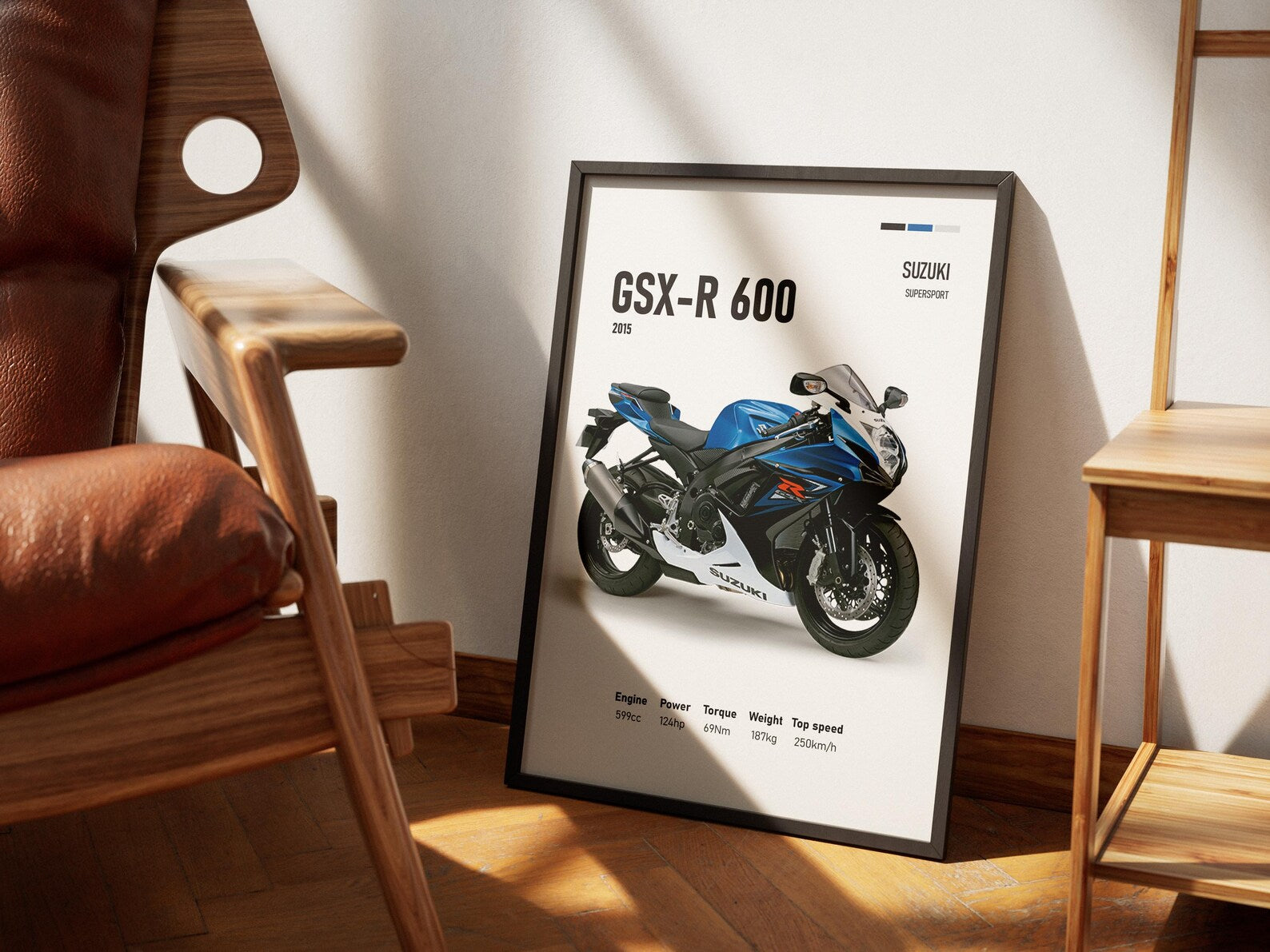 Suzuki GSX-R 600 2015 Poster - Motor Posterleri No.36