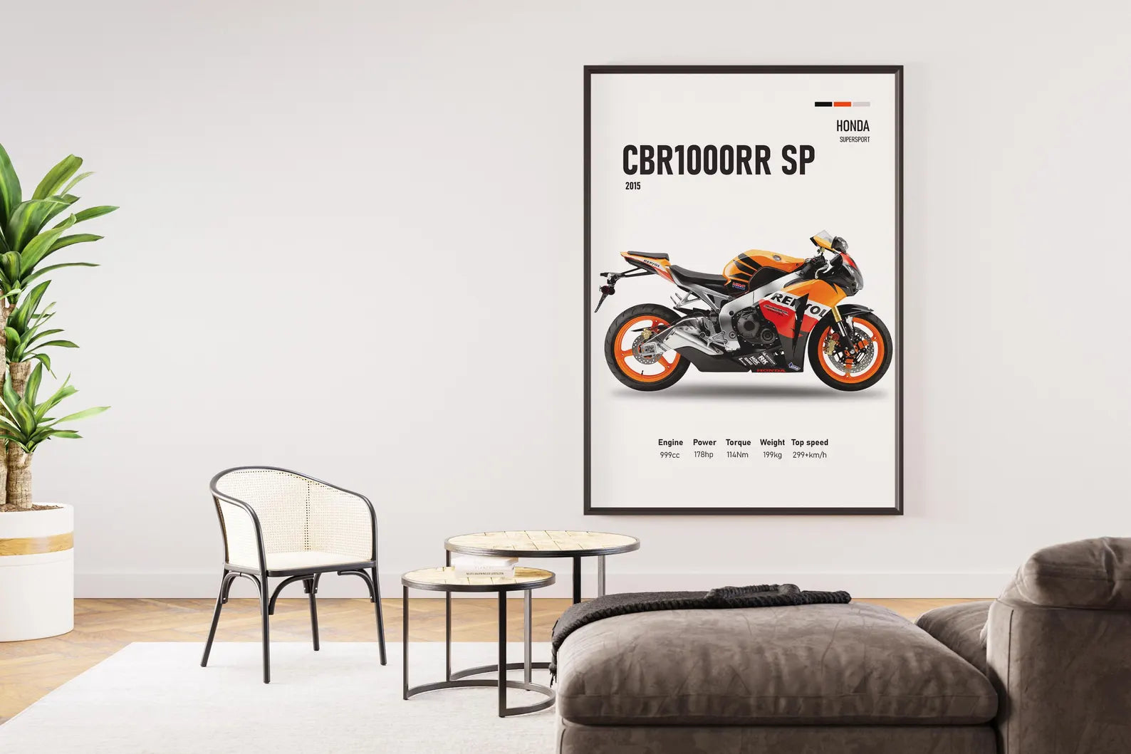 Honda CBR1000RR SP Repsol 2015 Poster - Motor Posterleri No.1