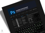Adobe Photoshop Klavye Kısayolları Posteri - Grafik Tasarımcıları İçin
