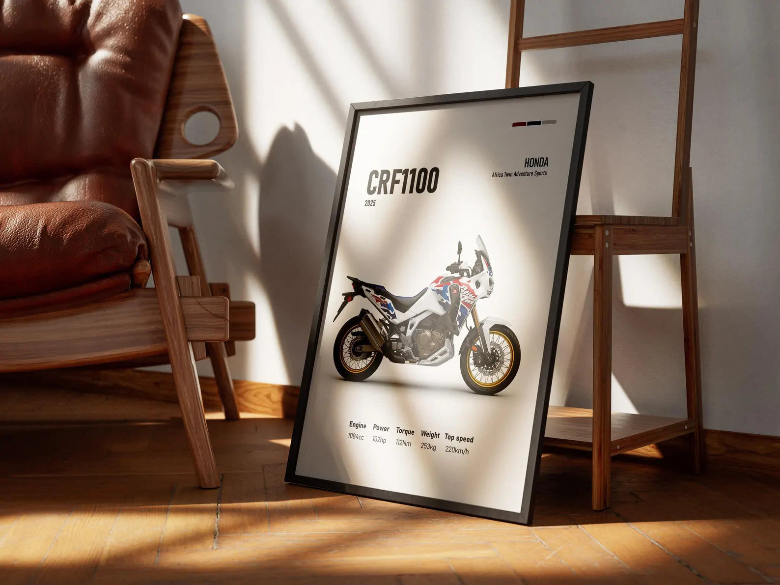 Honda Africa Twin CRF 1100L 2025 Poster - Motor Posterleri No.14