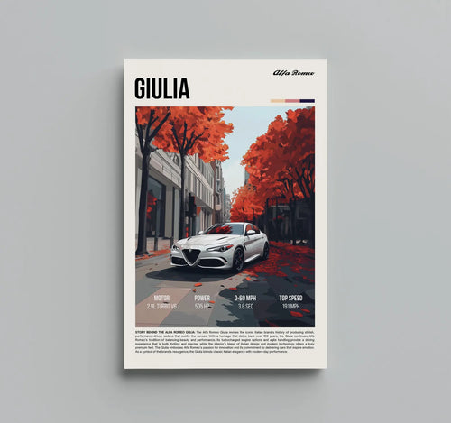 Alfa Romeo Giulia Posteri - Araba Posterleri No.3