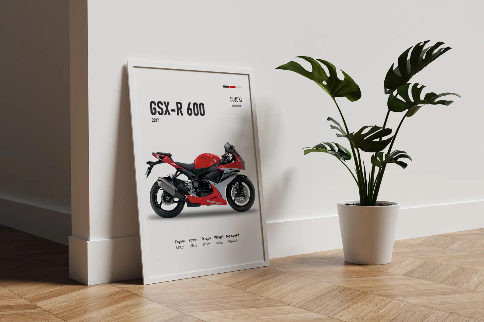 Suzuki GSX-R 600 2007 Poster - Motor Posterleri No.32