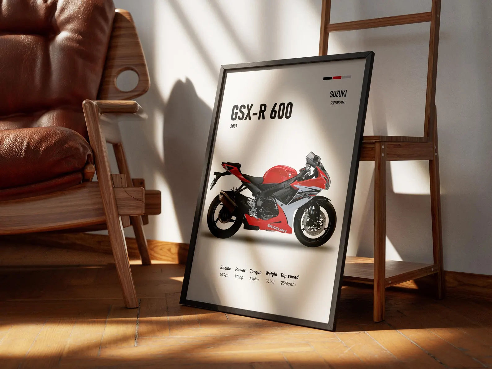 Suzuki GSX-R 600 2007 Poster - Motor Posterleri No.32