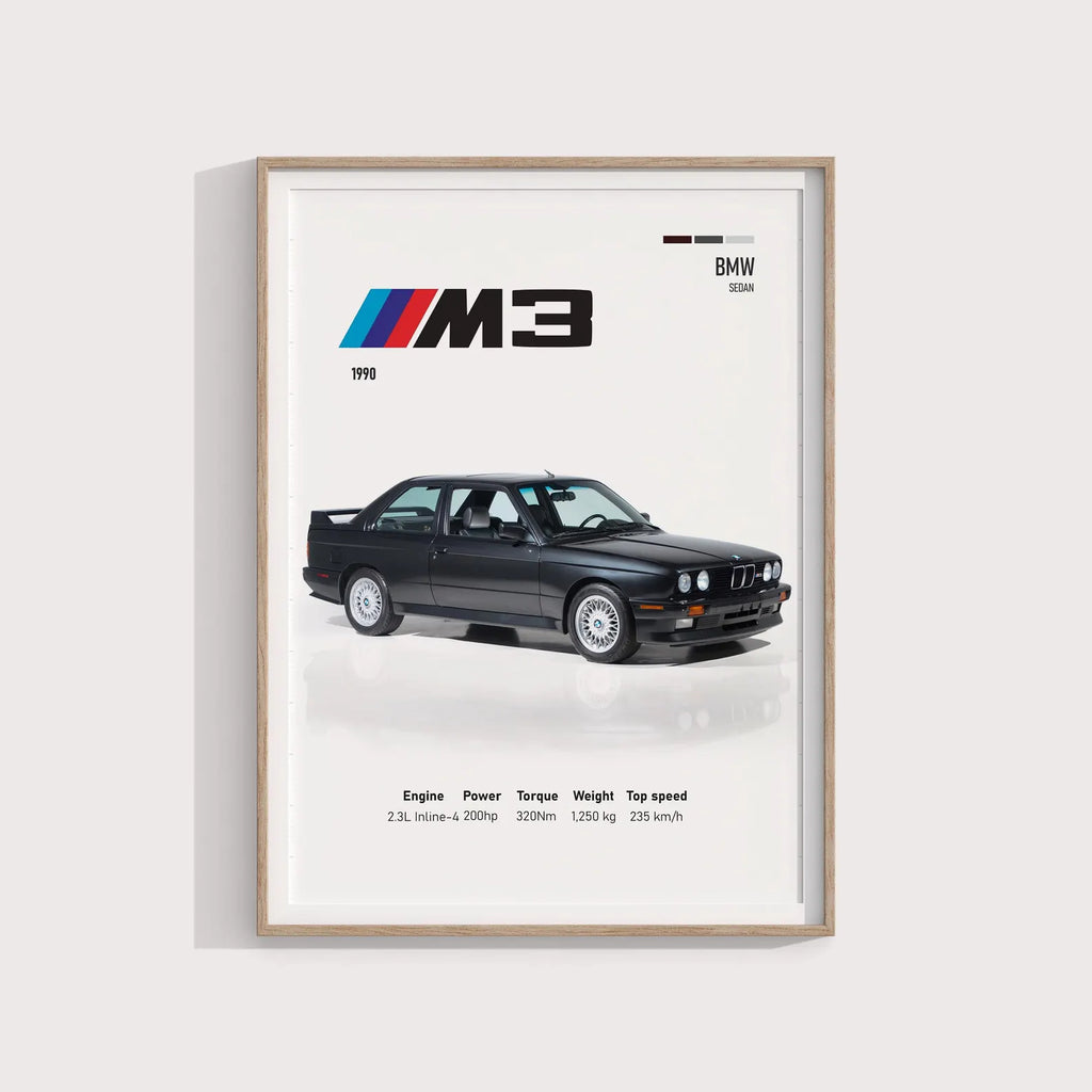 1990 BMW M3 Posteri - Araba Posterleri No.16