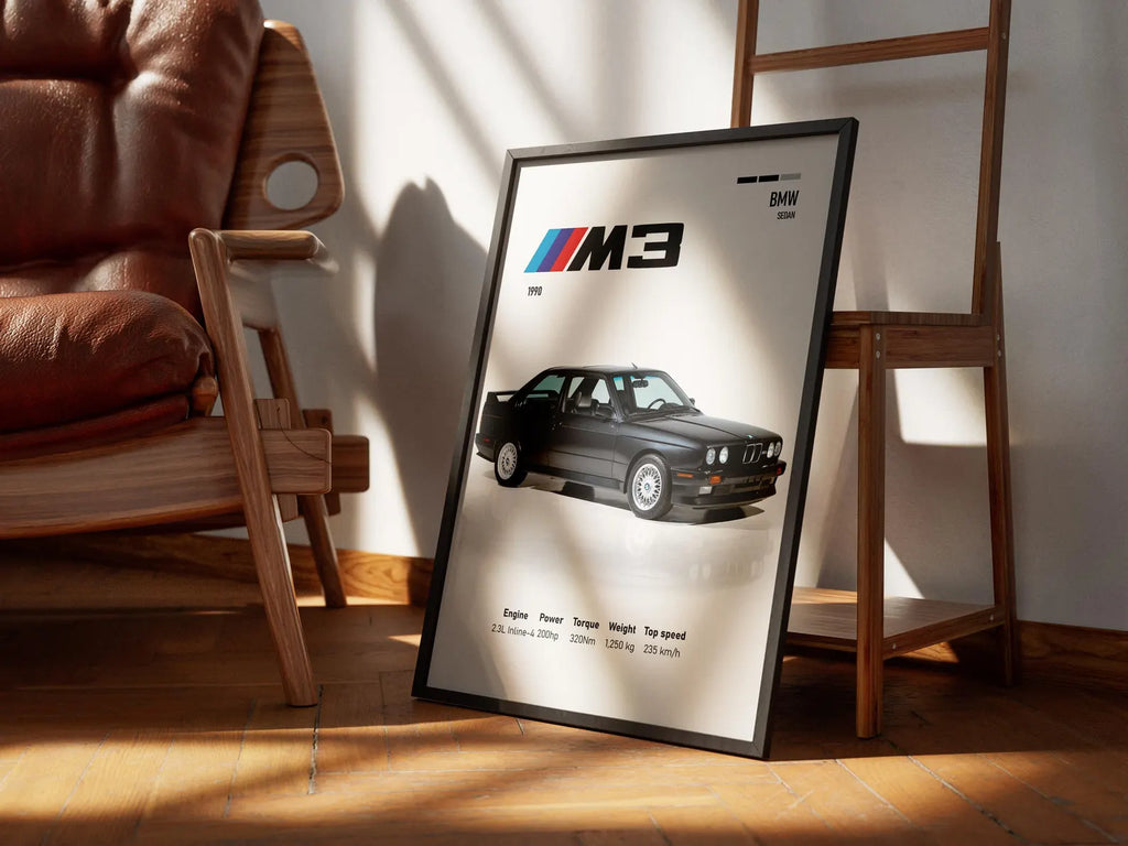 1990 BMW M3 Posteri - Araba Posterleri No.16