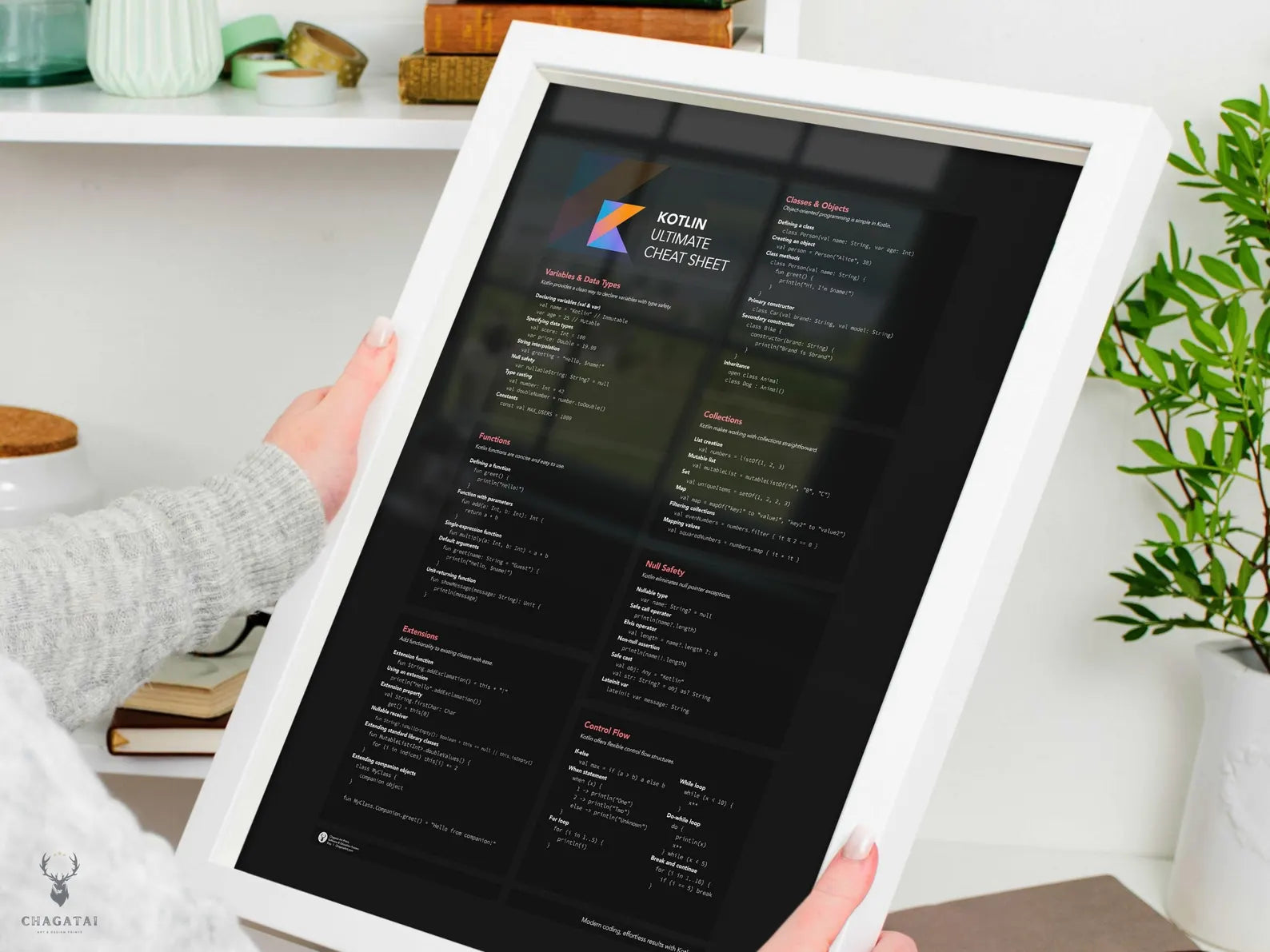 Kotlin Ultimate Cheat Sheet Posteri - Android Geliştiricileri İçin Hızlı Rehber