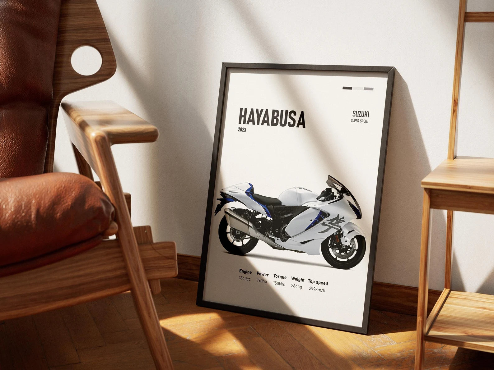 Suzuki GSX1300R 2023 Hayabusa Poster - Motor Posterleri No.31