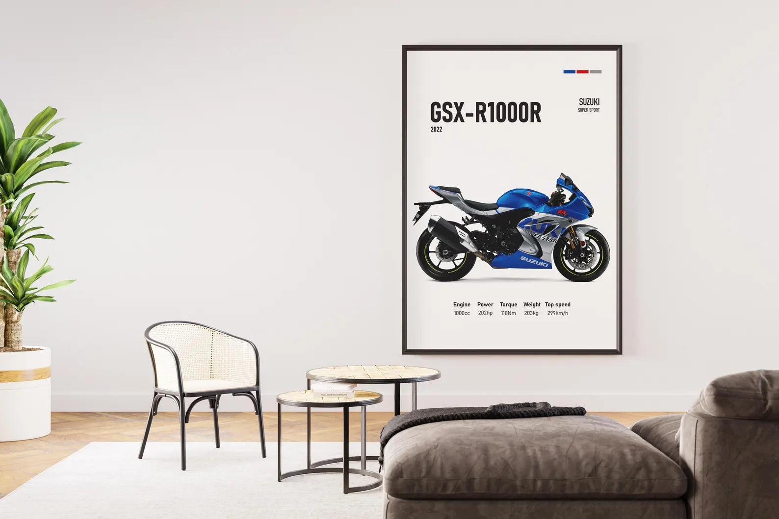 Suzuki GSX-R1000R 2022 Poster - Motor Posterleri No.33