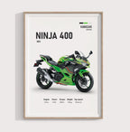2023 Kawasaki Ninja 400 Poster - Motor Posterleri No.26