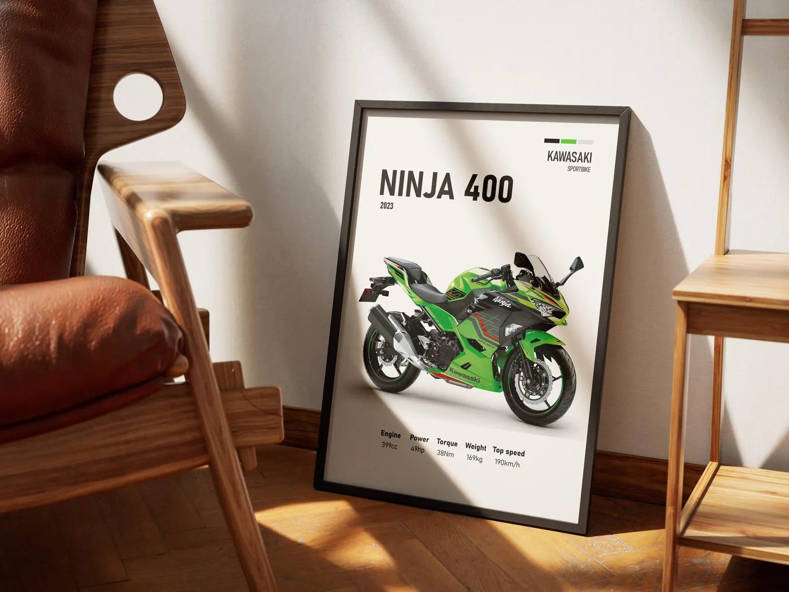 2023 Kawasaki Ninja 400 Poster - Motor Posterleri No.26