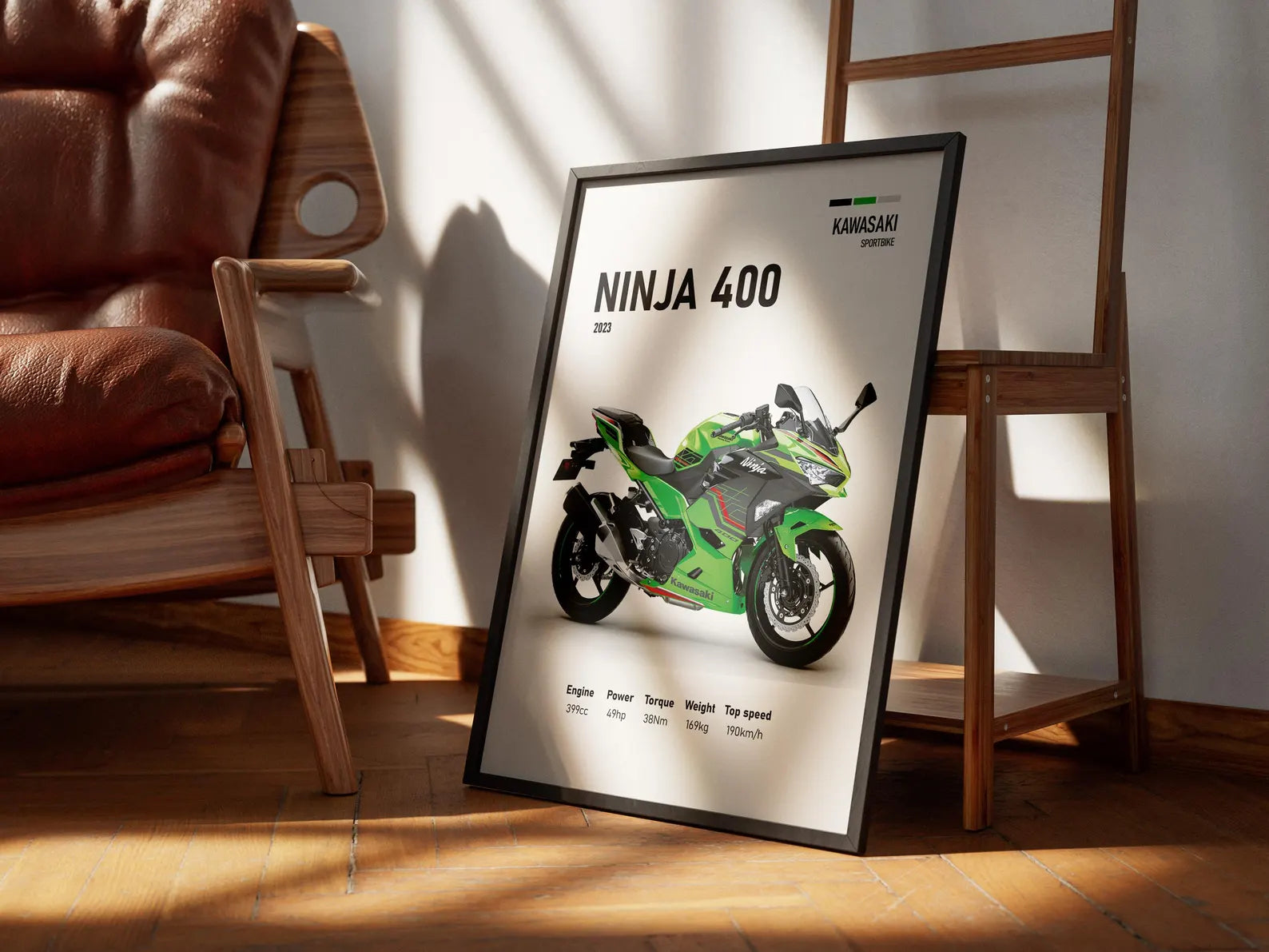 2023 Kawasaki Ninja 400 Poster - Motor Posterleri No.26