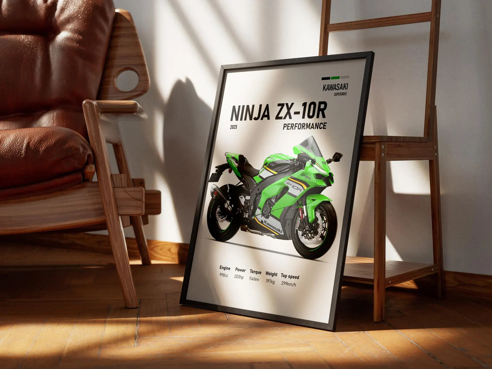 2025 Kawasaki Ninja ZX-10R Poster - Motor Posterleri No.28