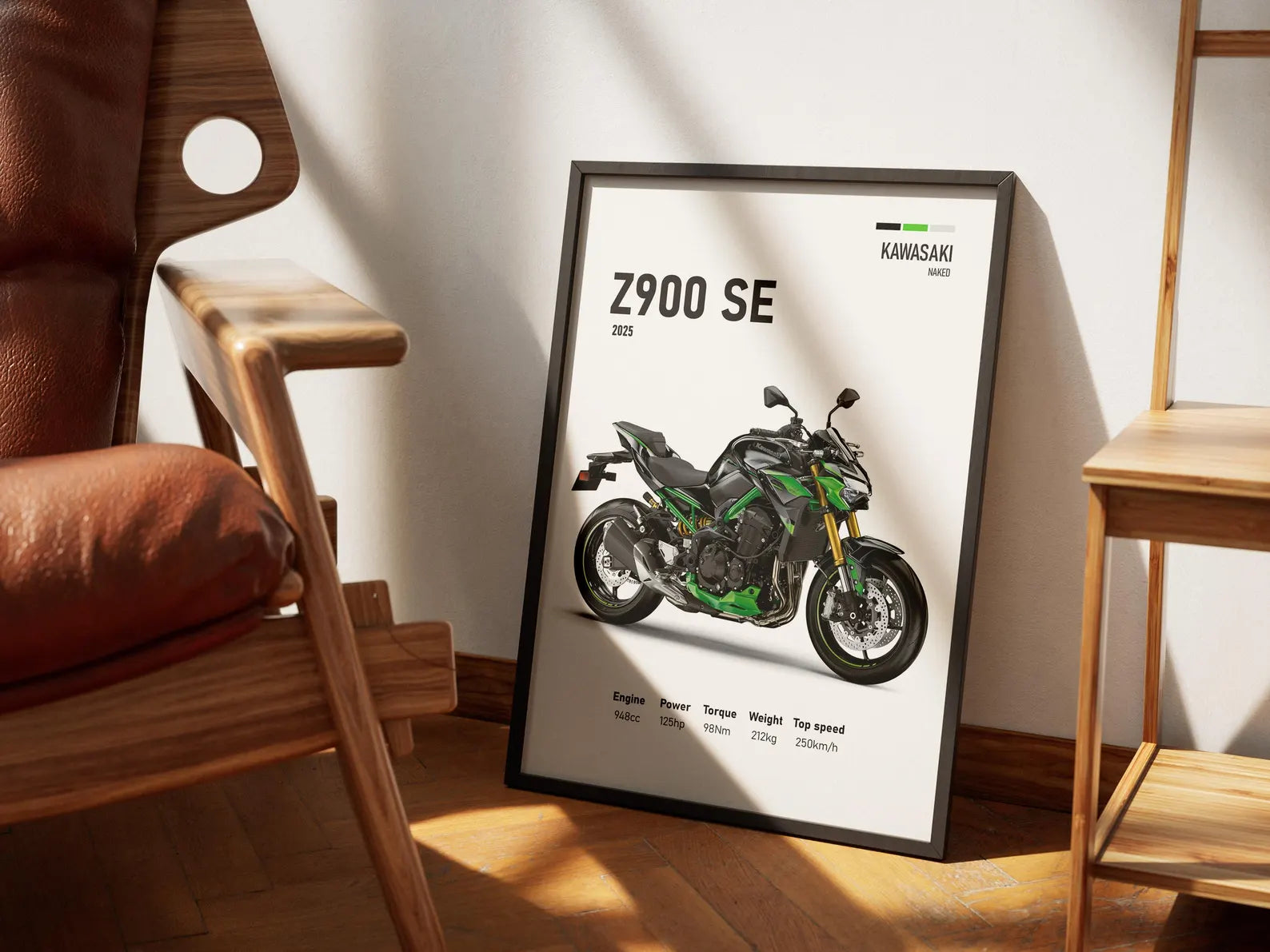 2025 Kawasaki Z900 SE Poster - Motor Posterleri No.25