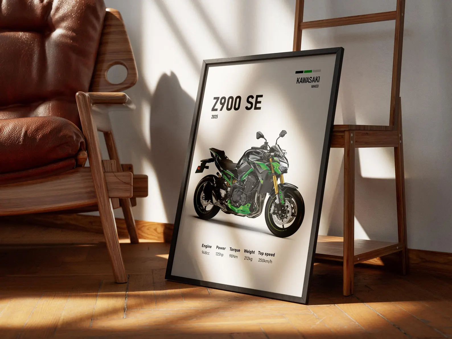 2025 Kawasaki Z900 SE Poster - Motor Posterleri No.25