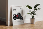 2025 Kawasaki Z900 Poster - Motor Posterleri No.24