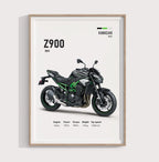2025 Kawasaki Z900 Poster - Motor Posterleri No.23