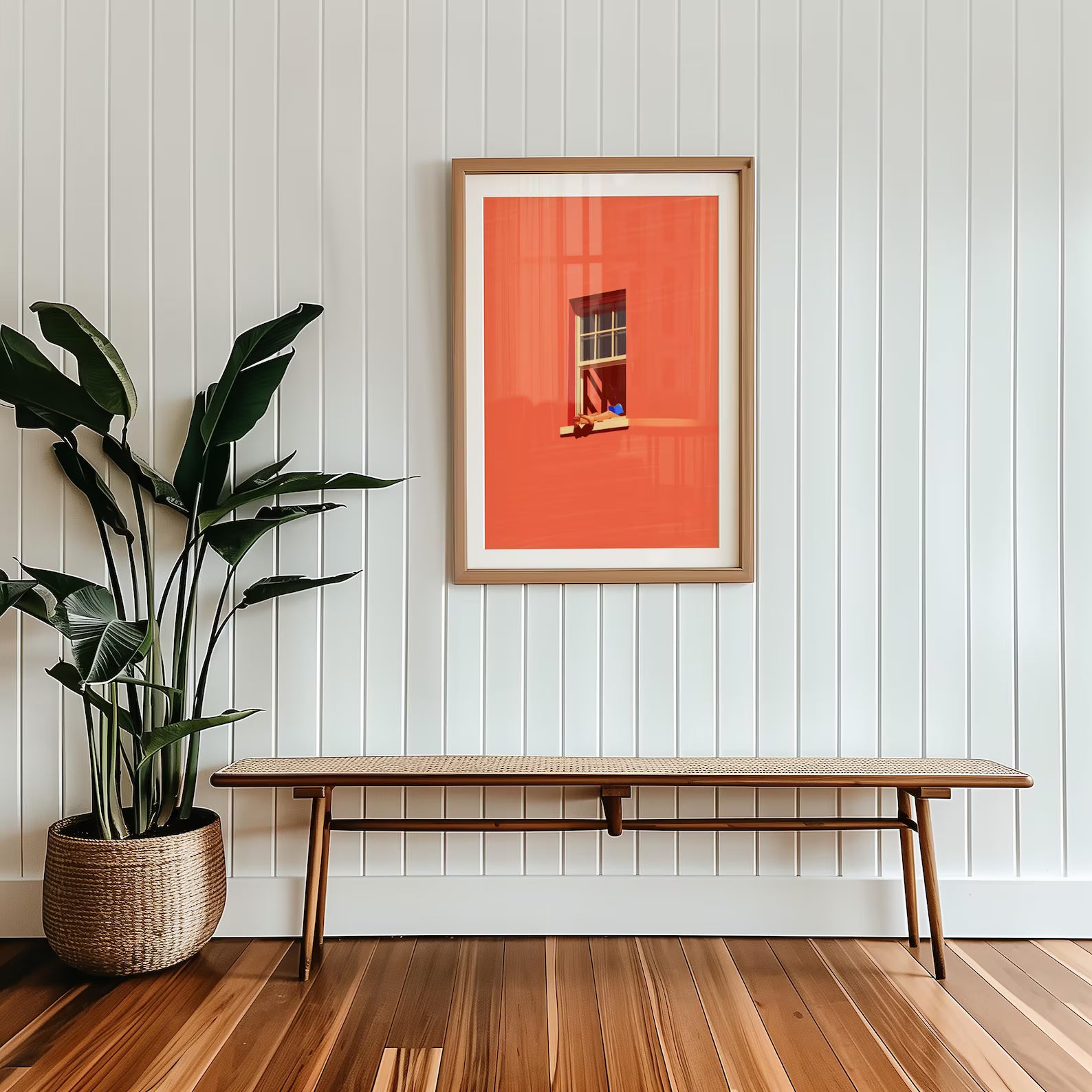 Cesur Minimalist İllüstrasyon Posteri