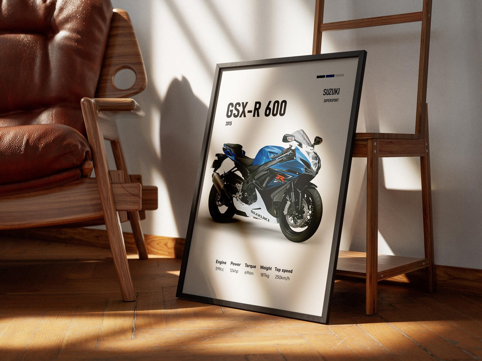 Suzuki GSX-R 600 2015 Poster - Motor Posterleri No.36