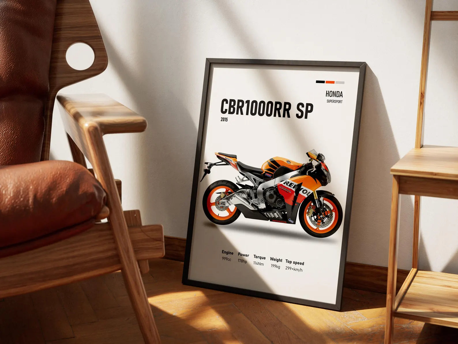 Honda CBR1000RR SP Repsol 2015 Poster - Motor Posterleri No.1