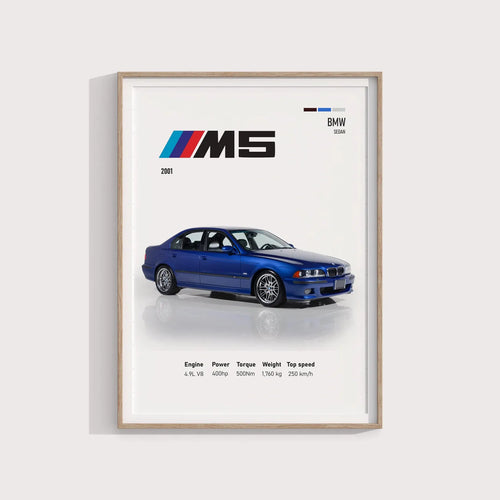 2001 BMW M5 Posteri - Araba Posterleri No.18