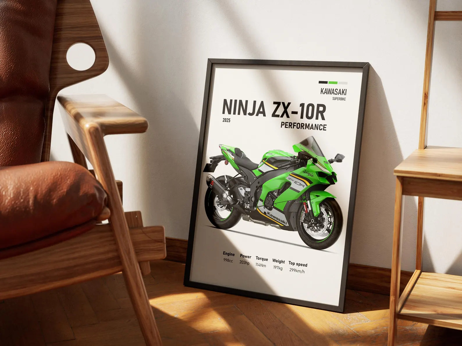 2025 Kawasaki Ninja ZX-10R Poster - Motor Posterleri No.28