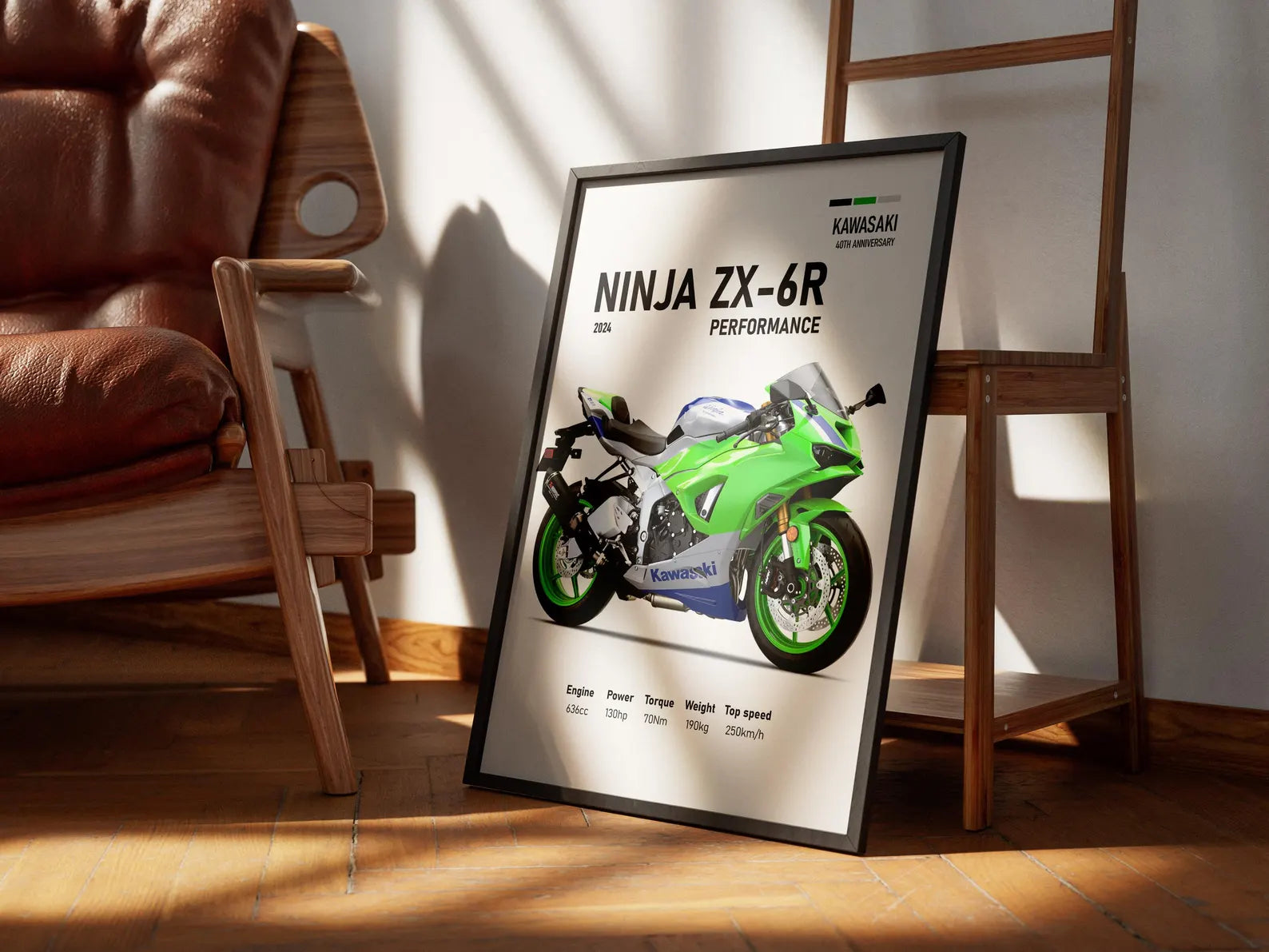 2024 Kawasaki Ninja ZX-6R 40th Anniversary - Motor Posterleri No.27