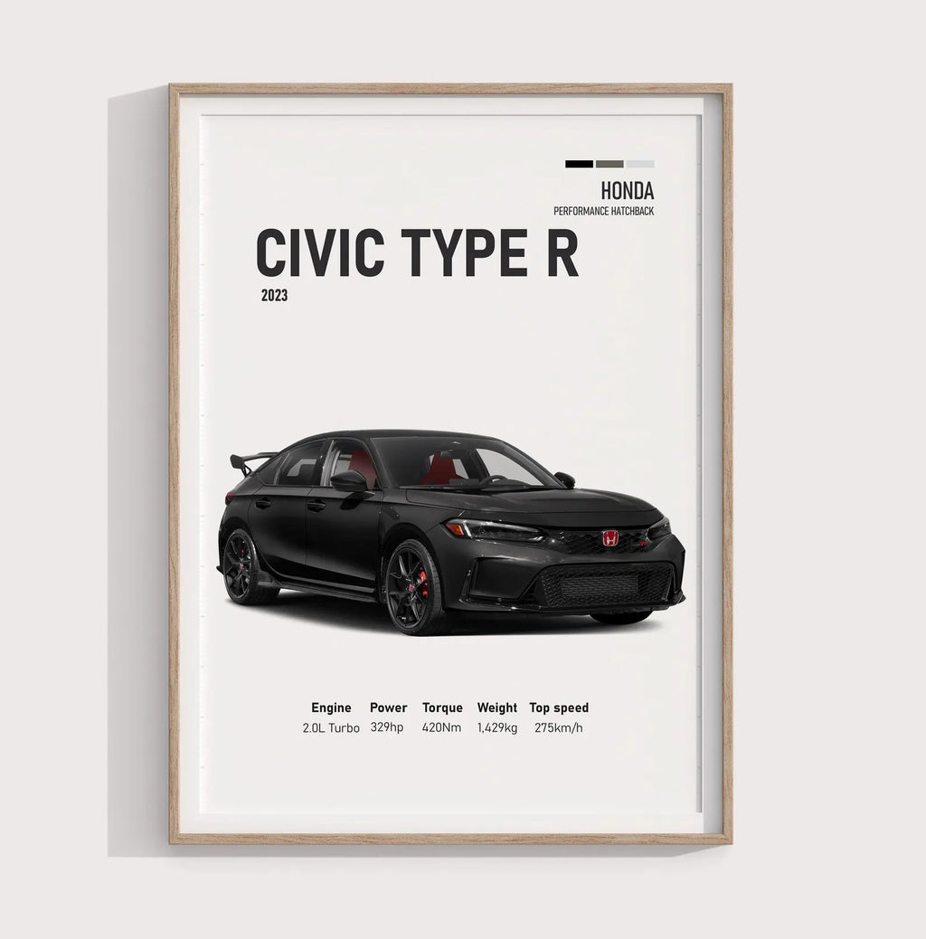 2023 Honda Civic Type R Posteri - Araba Posterleri No.17