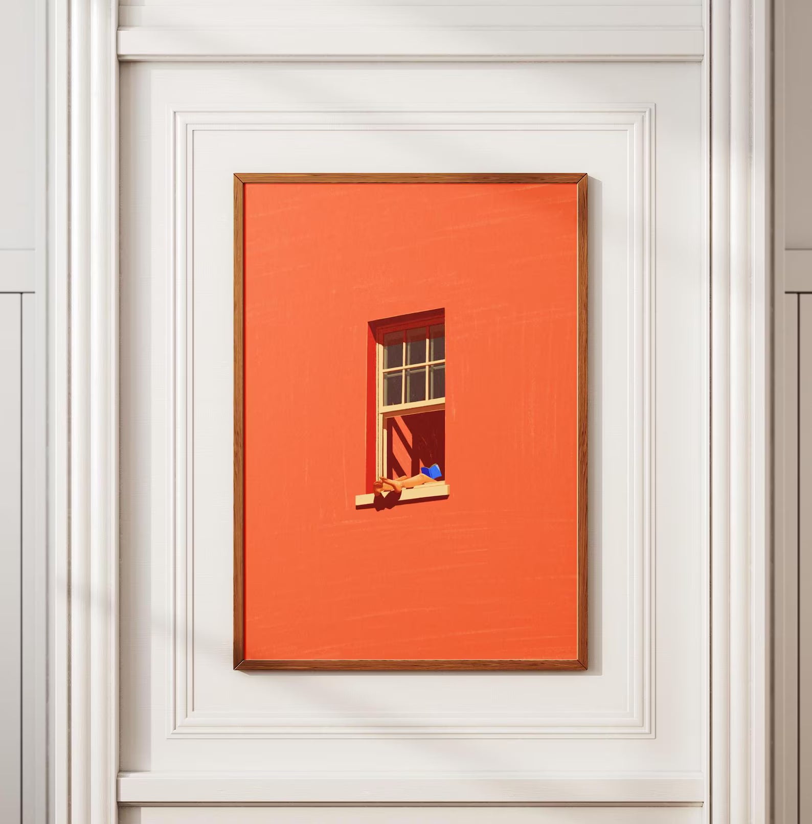 Cesur Minimalist İllüstrasyon Posteri
