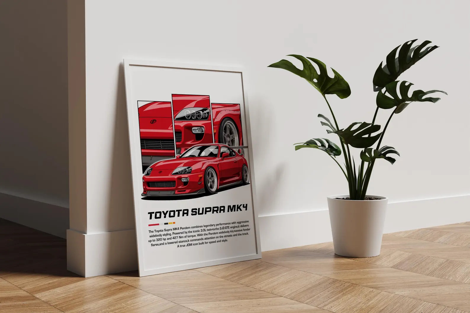 Toyota Supra MK4 Posteri - Araba Posterleri No.26
