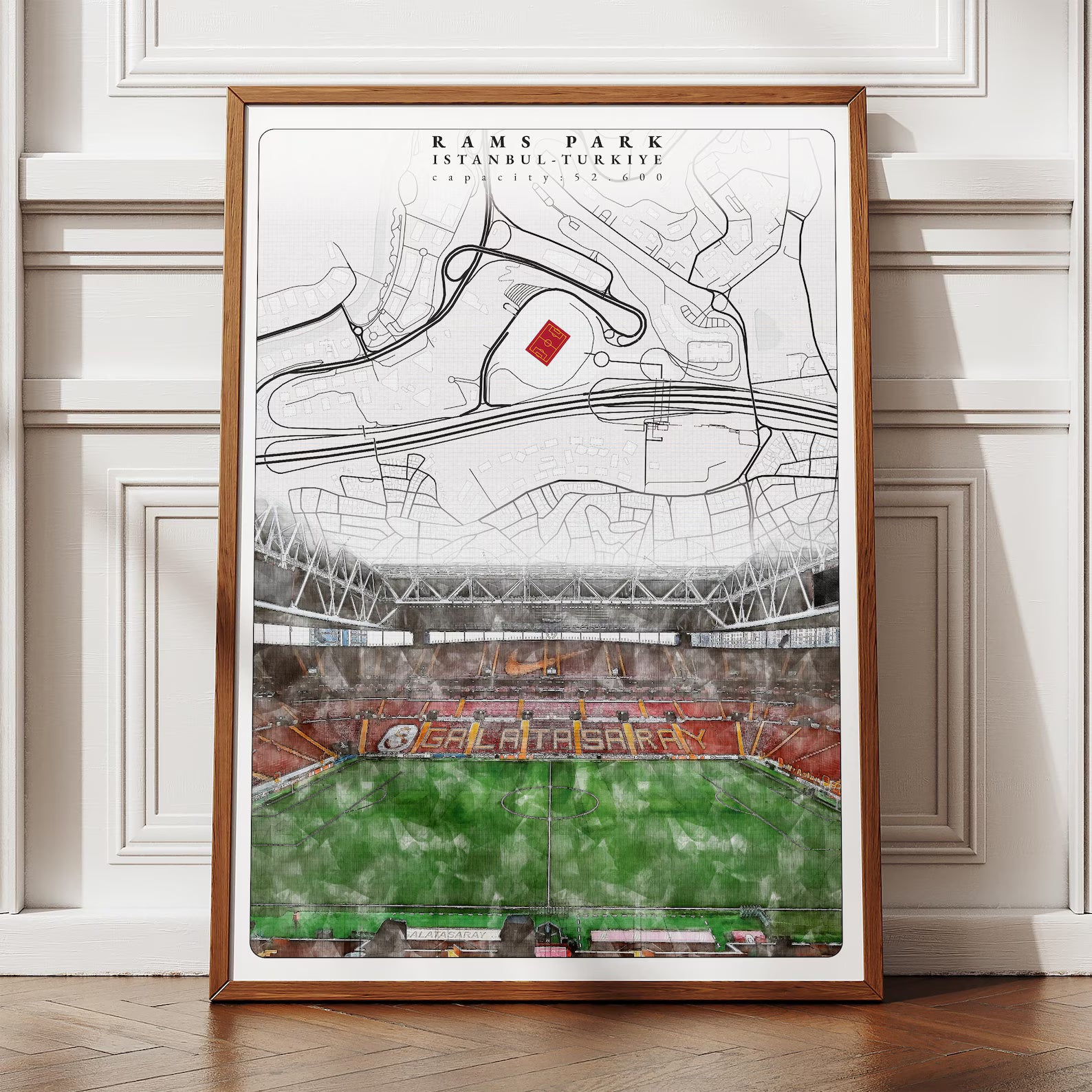 Galatasaray Rams Park Stadyumu Posteri - Stadyum Posterleri No.2