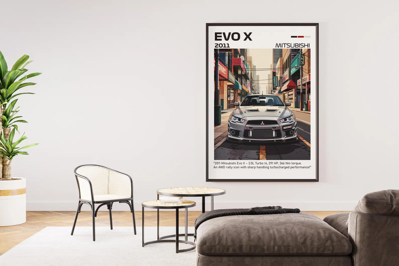 2011 Mitsubishi Evo X Posteri - Araba Posterleri No.12