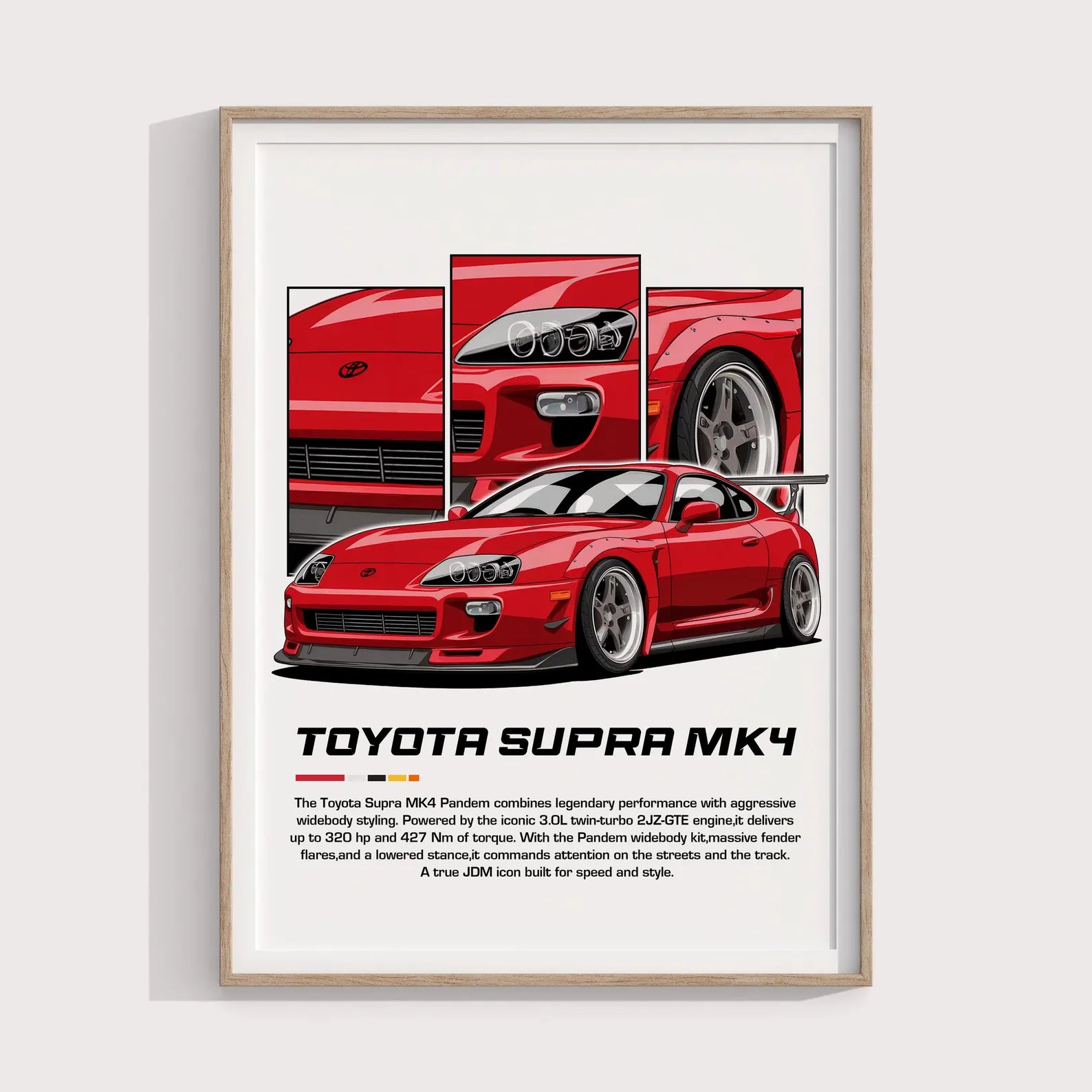 Toyota Supra MK4 Posteri - Araba Posterleri No.26