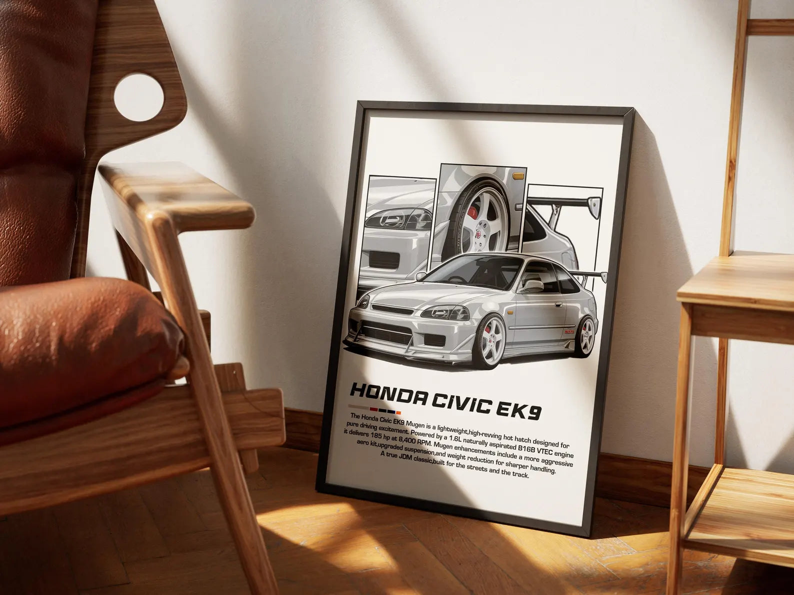 Honda Civic EK9 Posteri - Araba Posterleri No.22