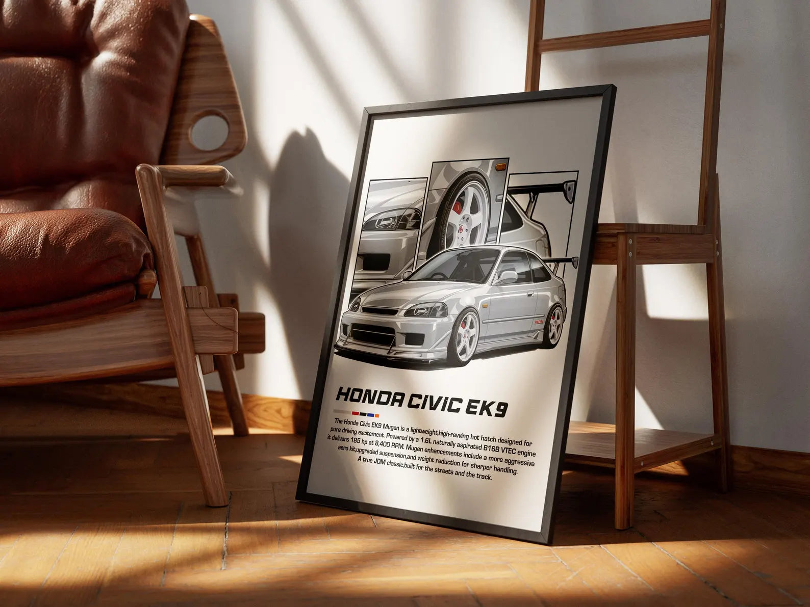 Honda Civic EK9 Posteri - Araba Posterleri No.22