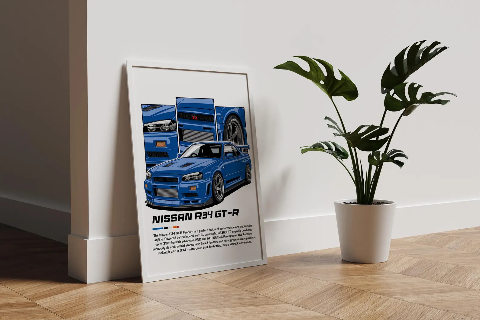 Nissan GTR R34 Posteri - Araba Posterleri No.25