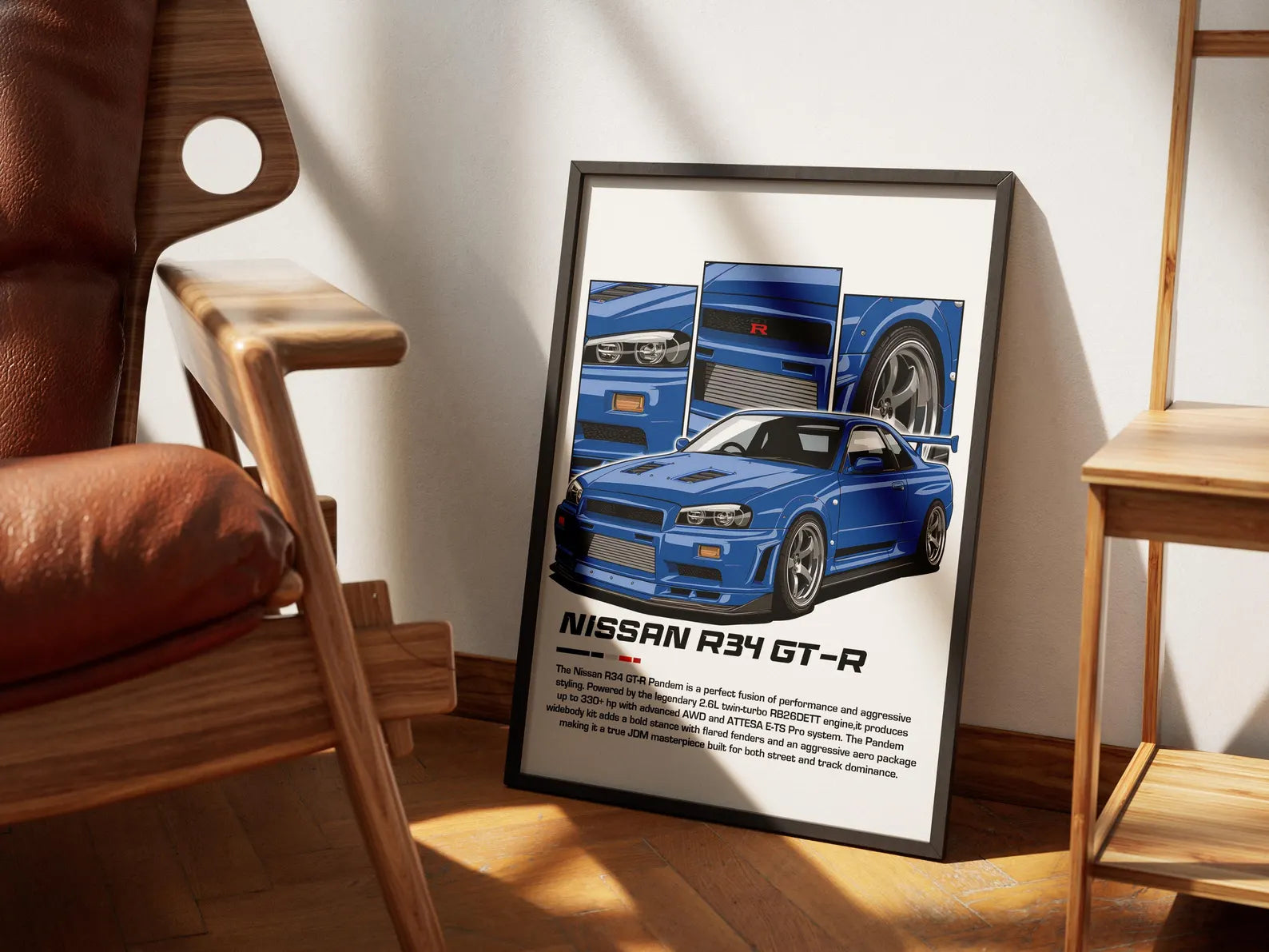 Nissan GTR R34 Posteri - Araba Posterleri No.25