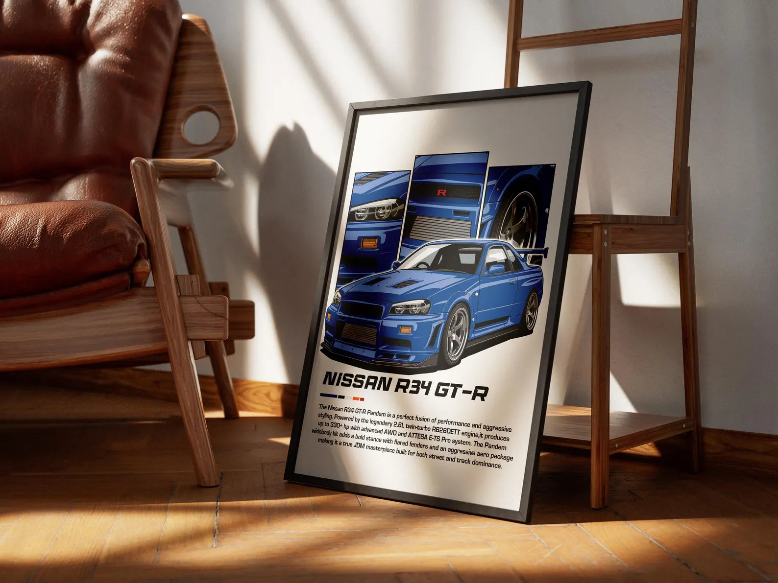 Nissan GTR R34 Posteri - Araba Posterleri No.25