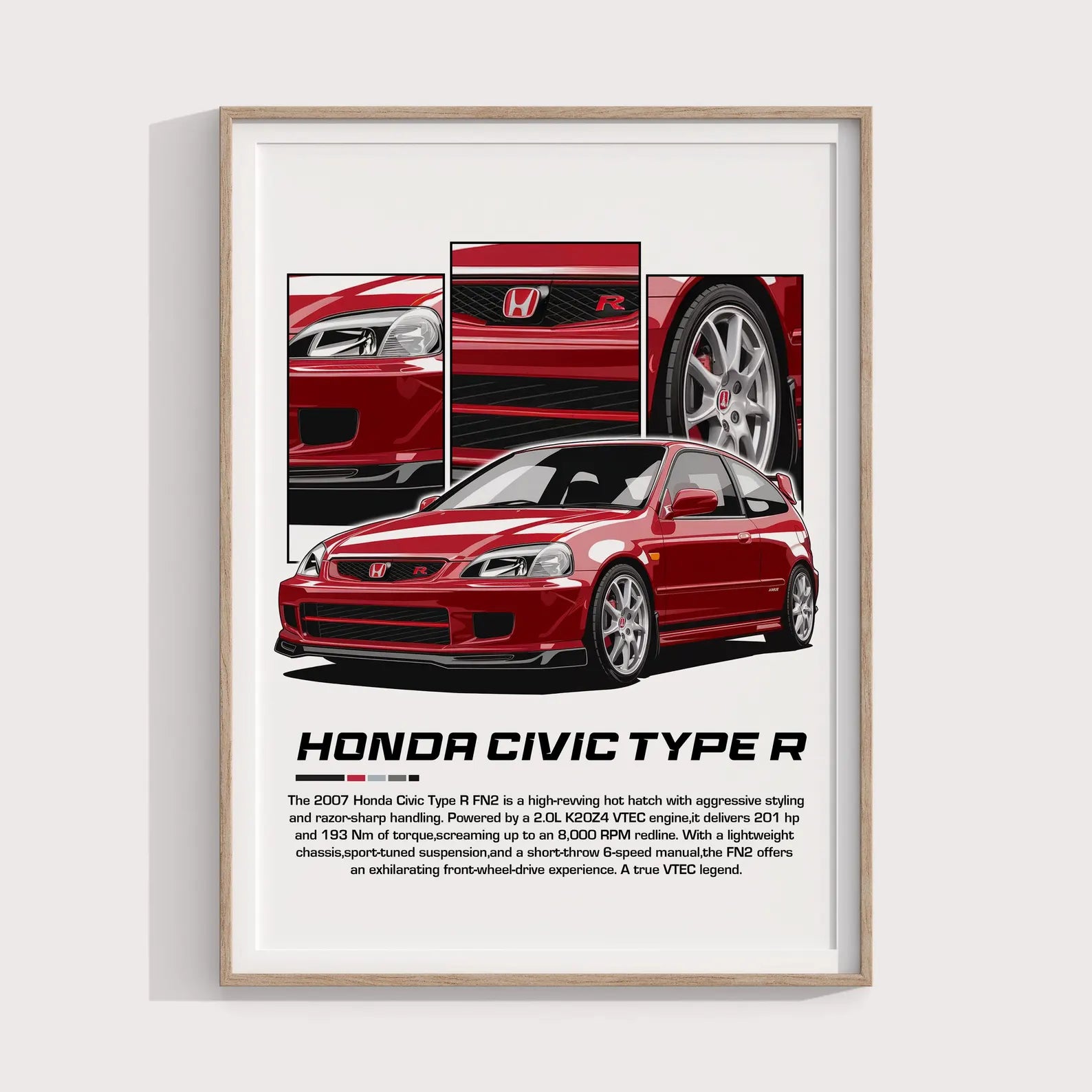 Honda Civic Type R Posteri - Araba Posterleri No.19