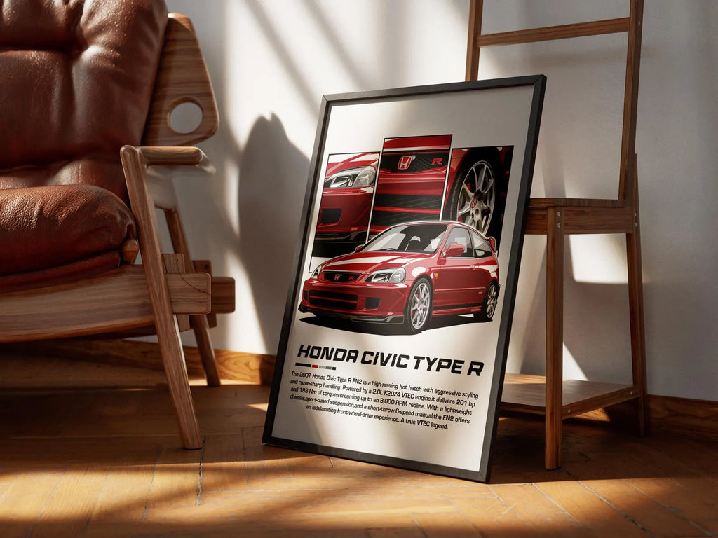 Honda Civic Type R Posteri - Araba Posterleri No.19