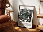 2025 Kawasaki Ninja H2R Poster - Motor Posterleri No.21
